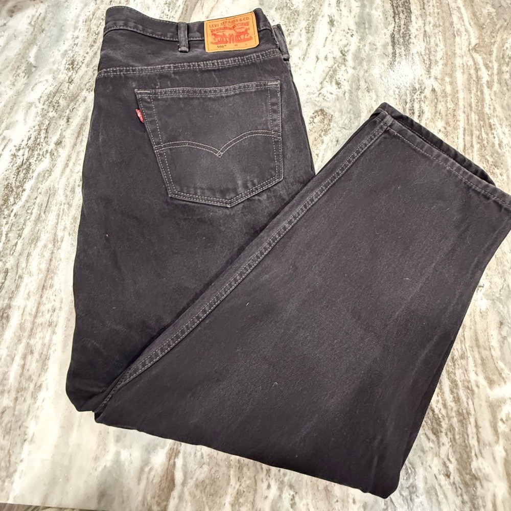 Levi's Men's Dark Gray Straight Jeans
